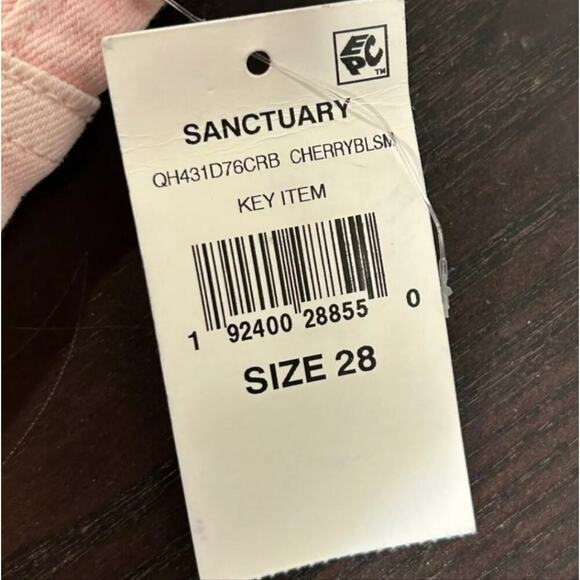 Sanctuary Denim Pink Frayed‎ Hem Cutoff Shorts Size 28 Distressed Casual - Picture 16 of 16